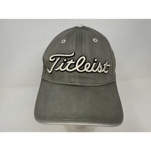 Titleist By New Era Golf Adjustable Strap Back Hat Cap Gray‎